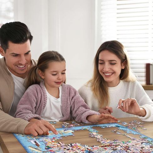 Boardwalk 500 Piece Jigsaw Puzzle 250th Anniversary 4th of July Patriotic Summer Premium Puzzles for Adults and Family 16"x20" - America the Beautiful in Kuwait