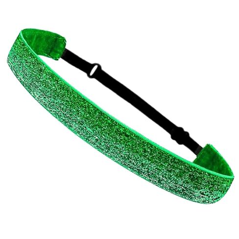 Adjustable Antislip Gitters Hair Bands Sports Headbands,Sparkles Soccer Gymnastics Headband sparkles Hair Accessories (Red) in Saudi Arabia