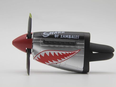 P-51 "Shark of Zambales" Car Air Freshener with Spinning Propeller, Vent Clip, Cool Car Accessories for Men, Unique Aviation Gifts for Pilots, Veterans & History Buffs in Kuwait