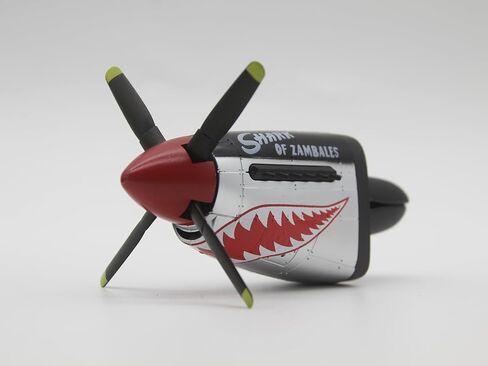 P-51 "Shark of Zambales" Car Air Freshener with Spinning Propeller, Vent Clip, Cool Car Accessories for Men, Unique Aviation Gifts for Pilots, Veterans & History Buffs in Kuwait