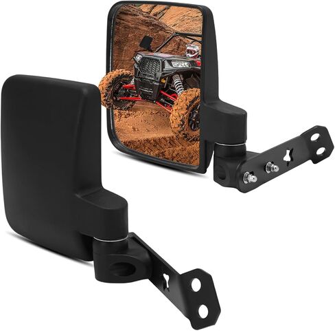 مرايا جانبية UTV جنبًا إلى جنب قابلة للتعديل Powersports مرايا رؤية جانبية متوافقة مع 2016-2024 Polaris General 1000 EPS، 2017-2023 General 4 1000 EPS (قوس نجمة) in Kuwait
