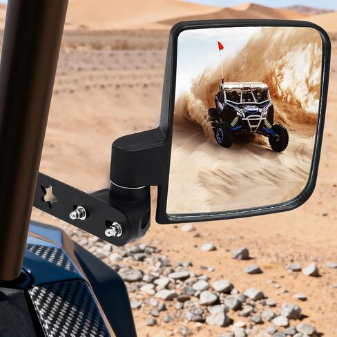 مرايا جانبية UTV جنبًا إلى جنب قابلة للتعديل Powersports مرايا رؤية جانبية متوافقة مع 2016-2024 Polaris General 1000 EPS، 2017-2023 General 4 1000 EPS (قوس نجمة) in Kuwait
