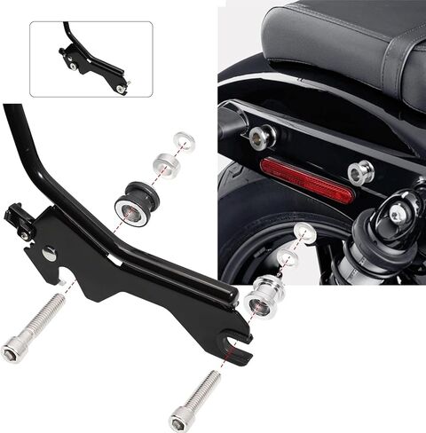 Softail Sissy Bar Docking Hardware Kits for Harley 2018-2025 Softail Fat Boy Street Bob Standard Low Rider FLFB, FXBR, FLHC, Slim FLSL, FXBB, FXFBS, FLSB, FXLR, FXST, Holdfast Backrest Mount Bolts in Kuwait
