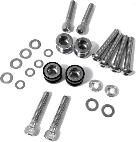 Softail Sissy Bar Docking Hardware Kits for Harley 2018-2025 Softail Fat Boy Street Bob Standard Low Rider FLFB, FXBR, FLHC, Slim FLSL, FXBB, FXFBS, FLSB, FXLR, FXST, Holdfast Backrest Mount Bolts in Kuwait