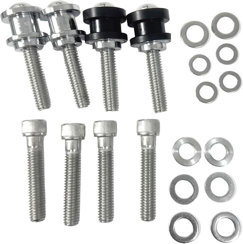 Softail Sissy Bar Docking Hardware Kits for Harley 2018-2025 Softail Fat Boy Street Bob Standard Low Rider FLFB, FXBR, FLHC, Slim FLSL, FXBB, FXFBS, FLSB, FXLR, FXST, Holdfast Backrest Mount Bolts in Kuwait