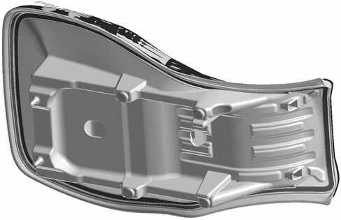 مجموعة مقاعد Polaris ATV، 1 Up، نايلون، أسود لامع، قطعة OEM الأصلية 2688352-070، الكمية 1 in Kuwait