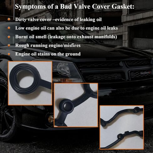 مجموعة حشية غطاء الصمام VS50805R متوافقة مع 2011-2020 3.6L V6 دودج أفينجر تشالنجر دورانجو جراند كارافان جورني رام بروماستر 1500 2500 3500، جيب جراند شيروكي رانجلر، 200 300 in Saudi Arabia