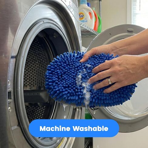 TORVA 41" Car Cleaning Brush with Telescopic Handle Aluminum Alloy Long Rod, Chenille Microfiber Car Wash Mop for Washing Caravan Van Truck Boat RV Roof, Soft Head Duster Clean Product in Saudi Arabia