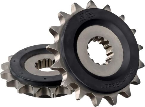 JT Sprockets JTF580.17RB 17 Tooth Rubber Cushioned Front Countershaft Sprocket in Kuwait
