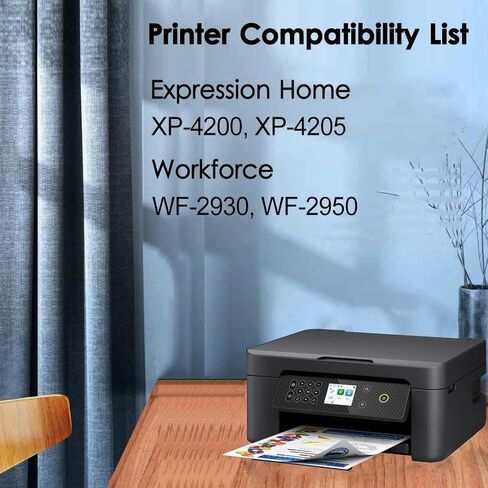 خراطيش حبر معاد تصنيعها لحزمة التحرير والسرد لخرطوشة الحبر Epson 232 232XL مع قوة العمل WF-2930 WF-2950 Expression XP-4200 XP-4205 (3 أسود سماوي أصفر أرجواني) in Kuwait