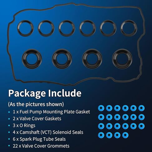 مجموعة حشية غطاء صمام المحرك VS50879R تناسب 2013-2024 Ford F-150، Expedition Transit 150 Transit 250 Transit 350، 2015-2017 Lincoln Navigator، 3.5L EcoBoost، استبدل S33868 BR3Z6C535A USFD0058-5 in Kuwait