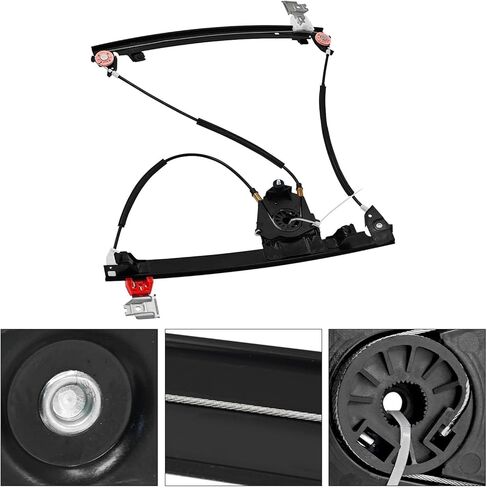 66944900 84934200 Front Left Driver Side Window Regulator W/O Motor Replacement for Maserati Quattroporte M139 2003-2013 in Saudi Arabia