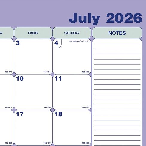 تقويم لوحة المكتب الأكاديمي الشهري من Blueline®، 13 شهرًا، من يوليو 2026 إلى يوليو 2027، 21.25 بوصة × 16 بوصة (CA181731) in Kuwait