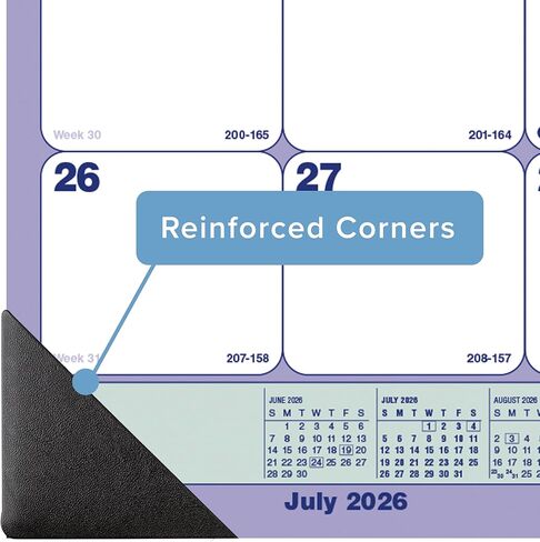 تقويم لوحة المكتب الأكاديمي الشهري من Blueline®، 13 شهرًا، من يوليو 2026 إلى يوليو 2027، 21.25 بوصة × 16 بوصة (CA181731) in Kuwait