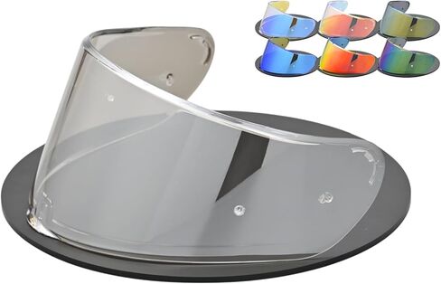 Compatible With LS2 FT2 Vector Sedici Strada 3 Visor Sedici Helmet Strada 2 Visor FF801 FF397 Vector Helmet Face Shield Replacement Accessories (Clear Revo Red) in Saudi Arabia