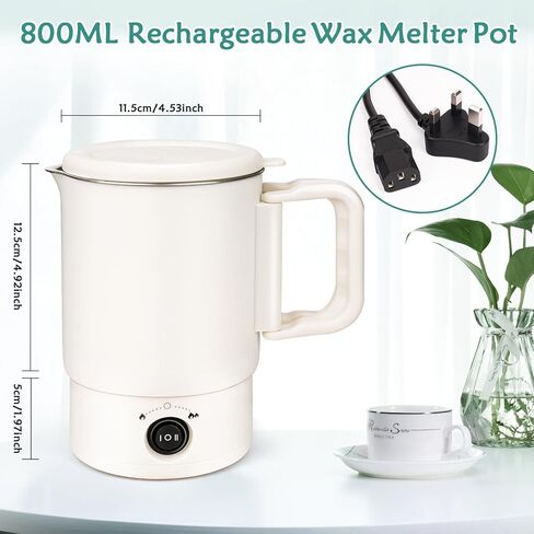 Wax Melter Kit for Candle Making, 1.8L 60OZ Large Candle Melting Pot, DIY Candle Making Supplies for Woman, Included Candle Wicks, Wick Stickers, Centering Device, Stirring Spoon, Mothers Day Gifts in Saudi Arabia