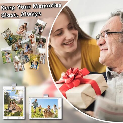 4-Pack Magnetic Car Picture Holder for Visor Acrylic Frames with Secure Clips Display 2.4x3.5in Photos Sun Visor Clip Decor Personalized Memorial Gifts for Family, Mom, Dad, Couple, Pet in Saudi Arabia