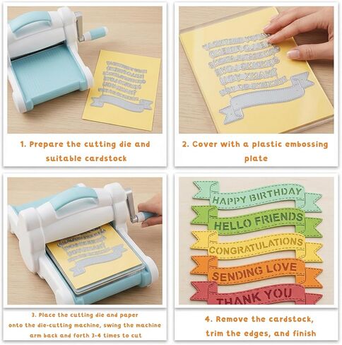 Metal Die-Cuts for Card Making, Scrapbooking Dies with Layer Frame Net Set, DIY Album Decor Background Embossing Stencils, Banner Combination 10.3x9cm in Saudi Arabia