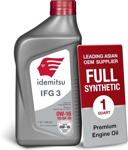 Idemitsu IFG7 0W-16 SP/GF-6B Motor Oil – 5 Quart | Precision Engineered for Maximum Efficiency and Protection in Kuwait