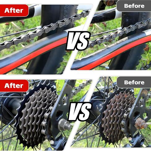 Bike Cleaning Kit Including Bike Cleaner Brush Tool,Bicycle Chain Cleaning Agent,Chain Lube and Chain Scrubber for Cleaning Mountain/MT/Road/BMX Bike in Saudi Arabia