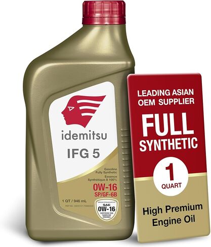 Idemitsu IFG7 0W-16 SP/GF-6B Motor Oil – 5 Quart | Precision Engineered for Maximum Efficiency and Protection in Kuwait