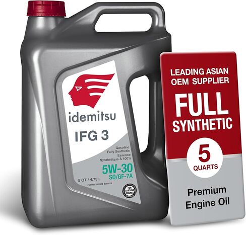 زيت محرك Idemitsu IFG3 5W-30 SP/GF-7A - 5 كوارت | تم تصميمها بدقة لتحقيق أقصى قدر من الكفاءة والحماية in Saudi Arabia