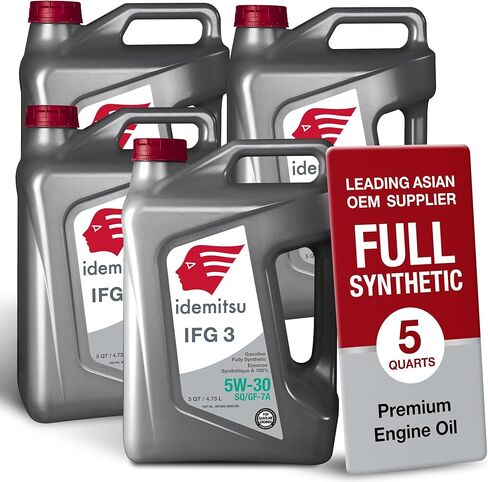 زيت محرك Idemitsu IFG3 5W-30 SP/GF-7A - 5 كوارت | تم تصميمها بدقة لتحقيق أقصى قدر من الكفاءة والحماية in Saudi Arabia