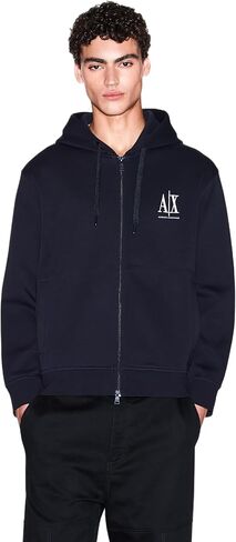 سويت شيرت رجالي من القطن بشعار Armani Exchange بسحاب كامل in Saudi Arabia