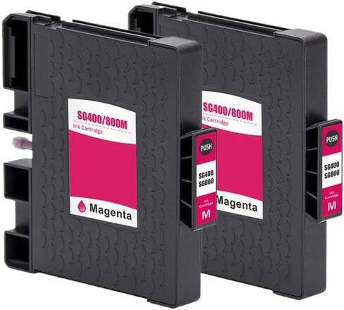 مجموعة خرطوشة حبر التسامي لطابعات SG400 SG800 - إعادة إنتاج ألوان نابضة بالحياة وسهولة التركيب (قطعتان باللون الأصفر) in Kuwait
