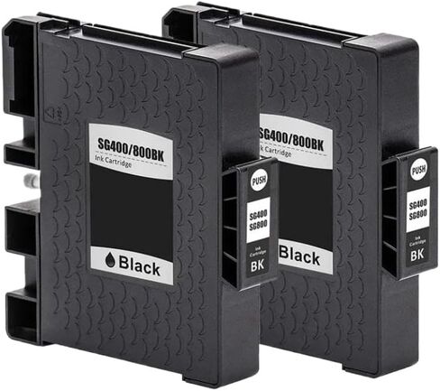 مجموعة خرطوشة حبر التسامي لطابعات SG400 SG800 - إعادة إنتاج ألوان نابضة بالحياة وسهولة التركيب (قطعتان باللون الأصفر) in Kuwait