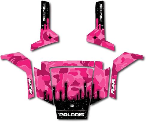 مجموعة رسومات Pink Savage Design متوافقة مع 10-21 RZR170 RZR 170 in Kuwait