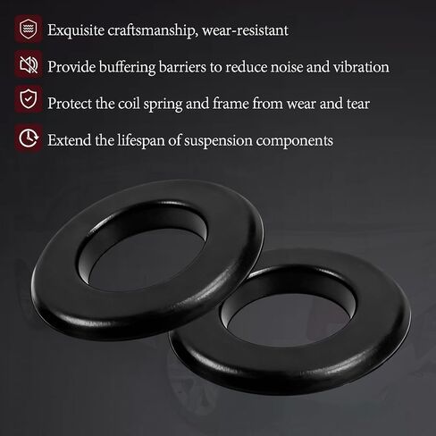 2 PCS Rear Upper Coil Spring Seat Insulator Compatible with Ram 1500 2009-2018 Ram 1500 Classic 2019-2024 Replace 52855789AB 52855789AA in Kuwait