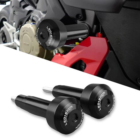 for Streetfighter V4 S 2025+ Motorcycle Falling Protection Frame Sliders Fairing Guard Anti Crash Pad Protector (for Ducati Vehicle) (Black) in Kuwait