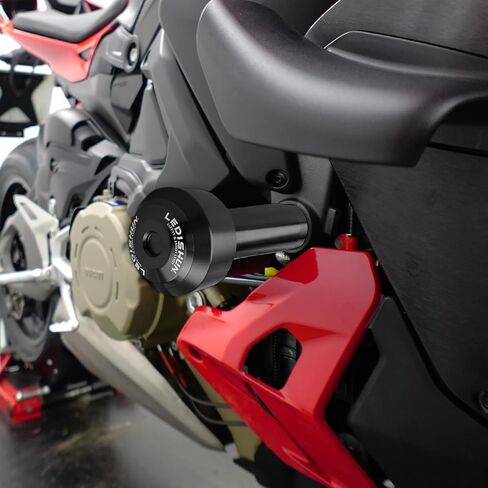 for Streetfighter V4 S 2025+ Motorcycle Falling Protection Frame Sliders Fairing Guard Anti Crash Pad Protector (for Ducati Vehicle) (Black) in Kuwait
