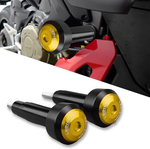 for Streetfighter V4 S 2025+ Motorcycle Falling Protection Frame Sliders Fairing Guard Anti Crash Pad Protector (for Ducati Vehicle) (Black) in Kuwait