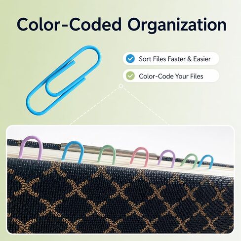 Colored Paper Clips, 500 Count, 29mm Standard Size, Assorted Colors, Smooth Coated Metal, Strong Hold, Boxed for Easy Organization in Saudi Arabia