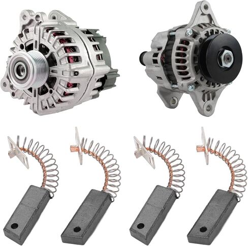 SIXRUN Alternator Regulator Brush Set Generator Brush Holder Assembly Metal Replacement for A647X50170 A647X50870 A647X50270 A F3XY 10347 A with Impact S in Kuwait