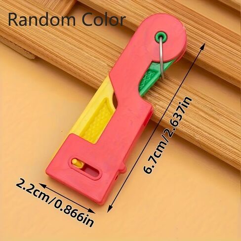 5PCS Automatic Needle Threader, Easy Sewing Threading Tool for Elderly & Low Vision, Portable Sewing Helper (Random Color 5pcs) in Kuwait