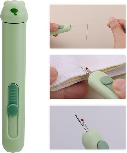3pcs 3-in-1 Automatic Needle Threaders Seam Ripper, Upgraded Needle Threaders Hand Sewing Seam Ripping Tool Stitch Unpicker Tool Quilting Supplies for Sewing Threading Embroidery in Kuwait