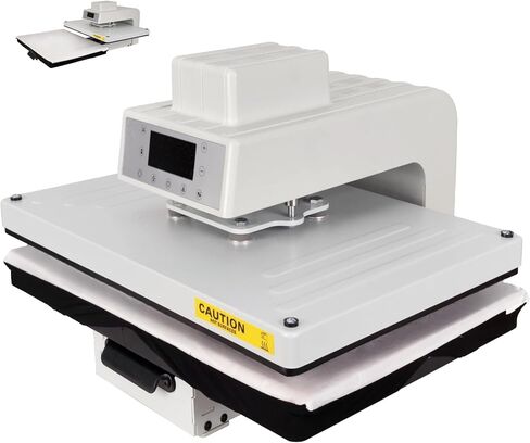 16x24 Auto Heat Press for Tshirt,4-Level Adjustable Pressure with 3 Memory Modes - Large Professional Heat Press for Sublimation, Vinyl, Heat Transfer Projects (110V, 1800W Off White) in Saudi Arabia