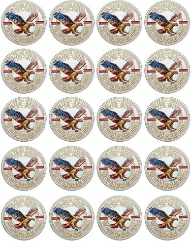 America's 250th Anniversary Challenge Coins (1776-2026) – Semiquincentennial Commemorative Medallions – Eagle & Liberty Bell Souvenir (1 Pack) in Saudi Arabia