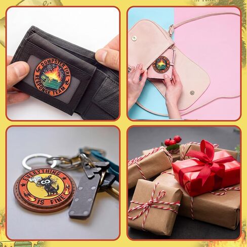 Kenning 12 Pcs Dumpster Fire Response Team Challenge Coins, Funny Office Gifts for Coworkers, Black Cat Everything is Fine Novelty Coins, Double Sided Hilarious Medallion Desk Accessories for Staff in Kuwait
