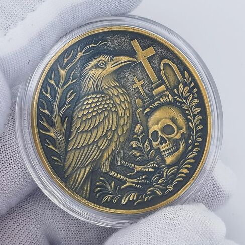 عملات Memento Mori Coin Death Reaper Skull Challenge - هدايا ملهمة للحياة والموت in Kuwait