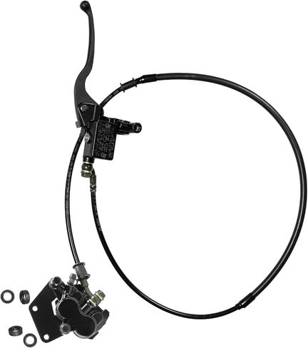 Front Disc Brake Caliper & Master Cylinder Kit with 1100mm Brake Hose for Apollo 125cc 140cc 150cc 250cc Dirt Pit Bike – 22mm Handlebar Hydraulic Brake Assembly with Pads & Lever, 44mm Caliper Mount in Kuwait