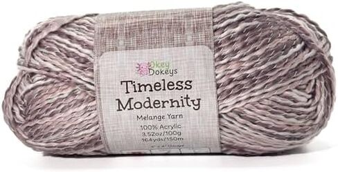 Acrylic Yarn Size 3 100g/164yds, Melange Yarn Never Compressed to Keep Yarn Fluffy, 1 Pack, Each Skein (3.52oz/100g, 164yds/150m), for Crocheting and Amigurumi, Sky Harbor, Color 11 in Kuwait