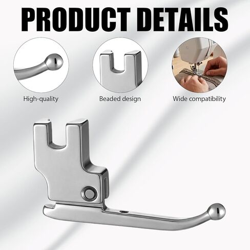 2Pcs Presser Foot, Sewing Machine Feet Set, Sewing Machine Presser Feet for Wedding Dress Beads, Presser Foot Set for Evening Gowns, Fashion Fabrics in Saudi Arabia
