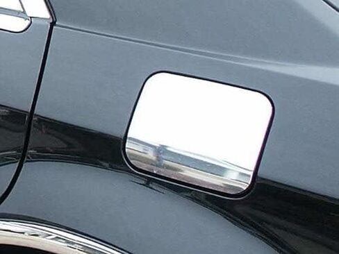 Fits Chrysler 300 2011-2020 Chrome Gas Door Cover Accent Trim Overlay (NOT Replacement) Stainless Steel Polished Chrome 1PC in Saudi Arabia