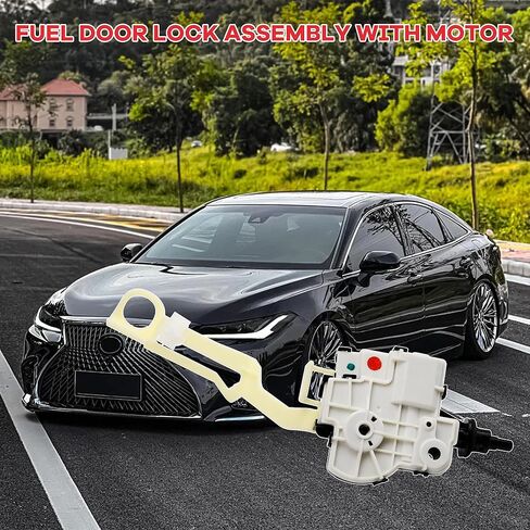 77030-07010 Fuel Door Lock Assembly with Motor Compatible with Toyota 2019-2022 Avalon 2018-2022 Camry, OEM#7703007010 in Kuwait