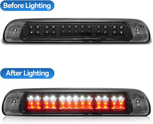 Third Brake Light with Strobe Flash for 2000-2006 Toyota Tundra, Pickup Truck Rear Cab Center Tail Lights High Mount 3rd Stop Reverse Cargo LED Lighting (Black) in Saudi Arabia