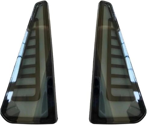 Car LED Rear Fog Lamp Bumper Light Auto Brake+Daylight+Turn Signals Dancing Brake Light, Compatible With Toyota Noah Voxy 80 Series(Smoke Cover) in Saudi Arabia